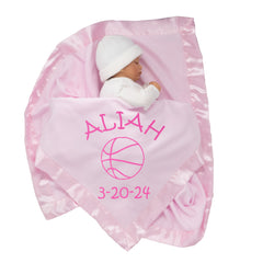 Personalized Sports Baby Blanket