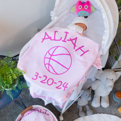 Personalized Sports Baby Blanket