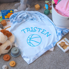 Personalized Sports Baby Blanket