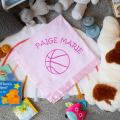Personalized Sports Baby Blanket