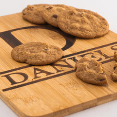 Personalized Cutting Board Monogram Design