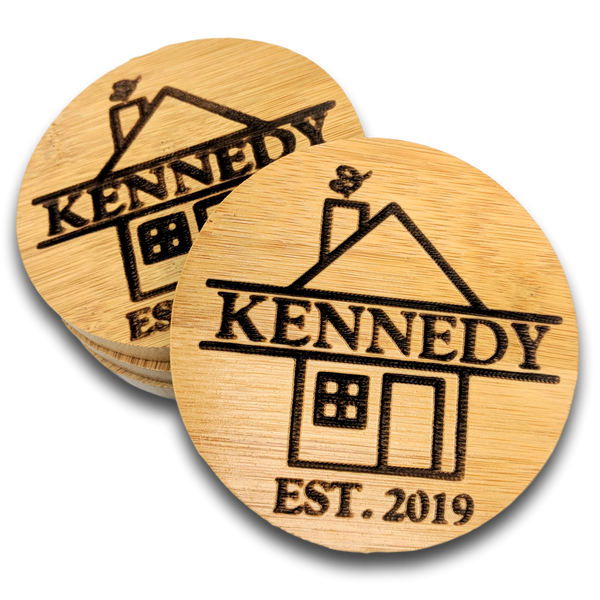 Bamboo Coasters (Set of 4) House Design
