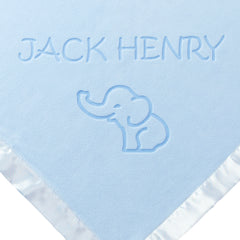 Elephant Baby Blanket, One Line