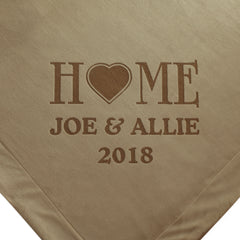 Personalized Home Throw Blanket