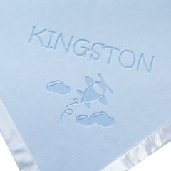 Airplane Baby Blanket, One Line