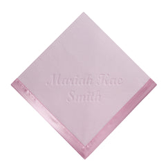 Personalized Newborn Baby Blanket, Two Lines