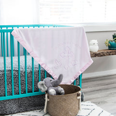 Baptism / Christening Baby Blanket, One Line