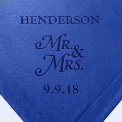 Personalized Mr & Mrs Couples Gift Throw Blanket