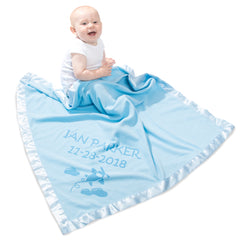 Airplane Baby Blanket, Two Lines