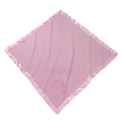 Unicorn Baby Blanket, One Line