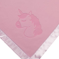 Unicorn Baby Blanket, One Line