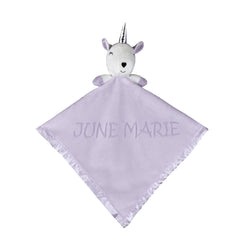 Plush Unicorn Baby Blanket for Girls: Super Soft Blanket with Unicorn Pillow Top