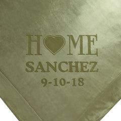 Personalized Home Throw Blanket