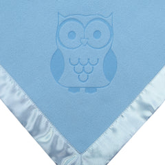 Owl Baby Blanket, One Line
